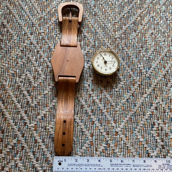 Wooden Handmade Wrist Watch w Designed as Wall Decor - Picture 8 of 9